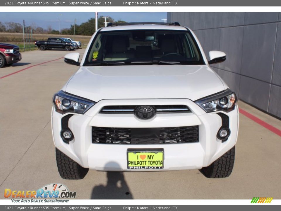 2021 Toyota 4Runner SR5 Premium Super White / Sand Beige Photo #3