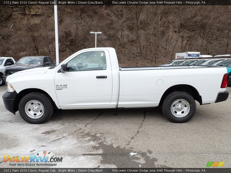 2021 Ram 1500 Classic Regular Cab Bright White / Diesel Gray/Black Photo #2