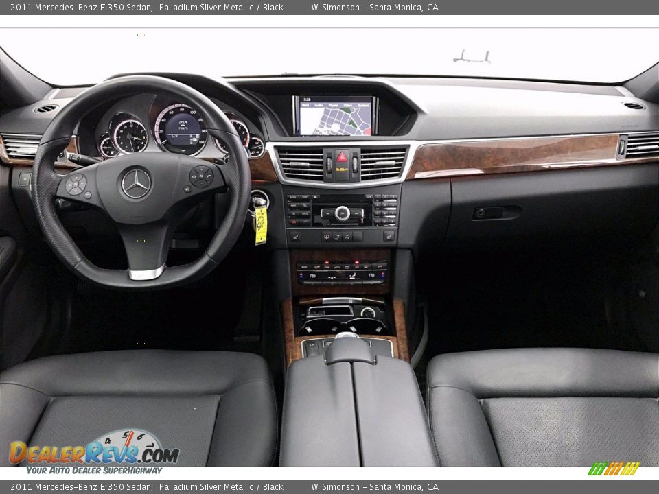 2011 Mercedes-Benz E 350 Sedan Palladium Silver Metallic / Black Photo #15