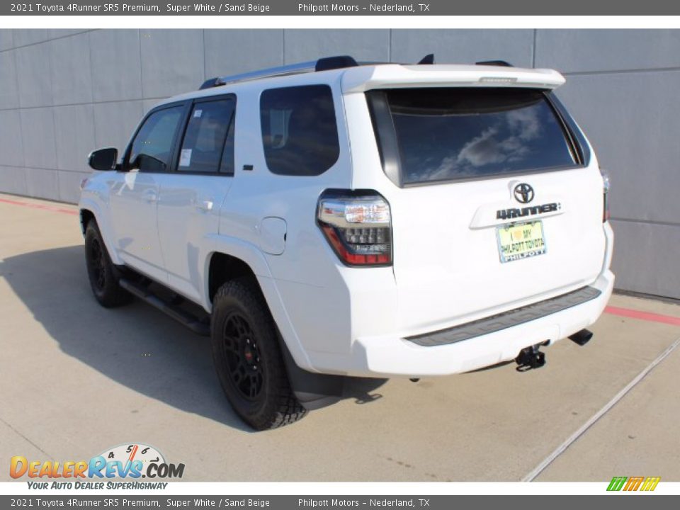 2021 Toyota 4Runner SR5 Premium Super White / Sand Beige Photo #6