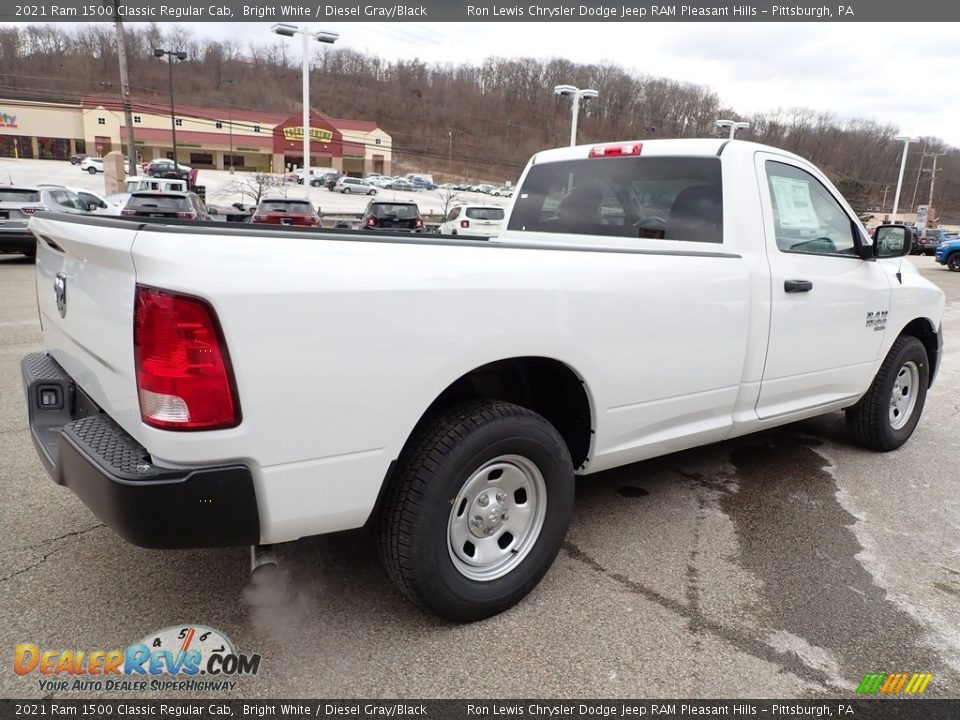 2021 Ram 1500 Classic Regular Cab Bright White / Diesel Gray/Black Photo #5