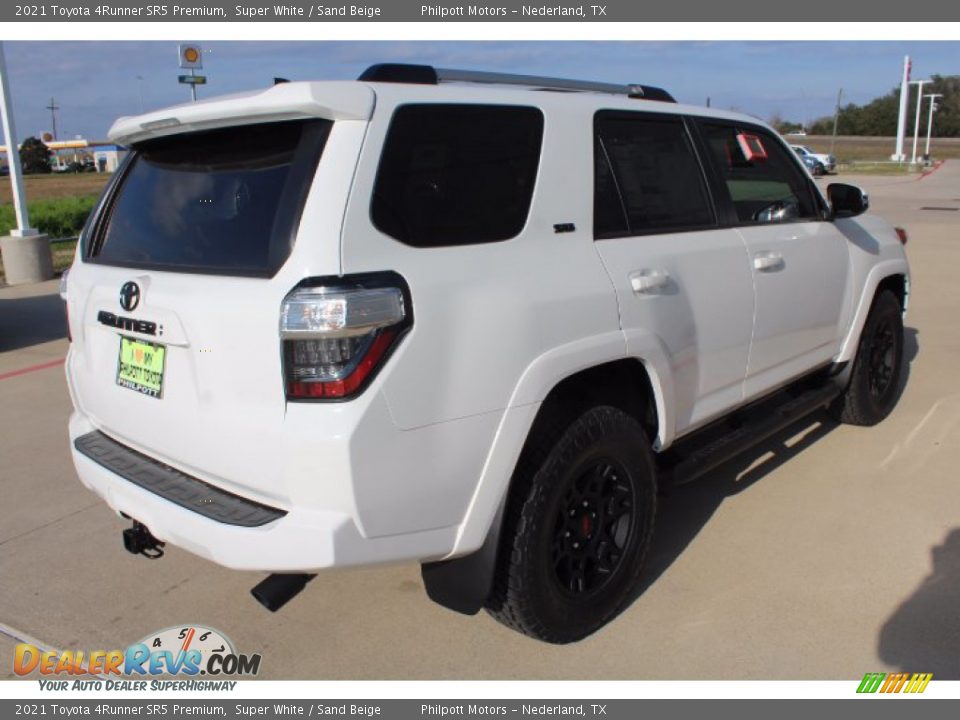 2021 Toyota 4Runner SR5 Premium Super White / Sand Beige Photo #8