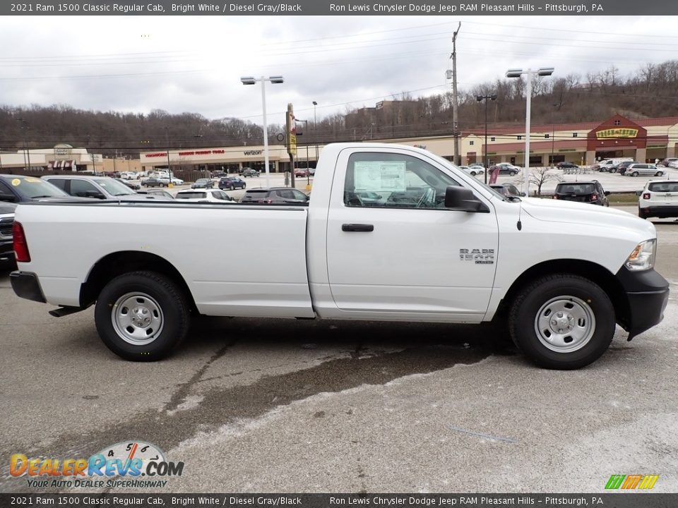 2021 Ram 1500 Classic Regular Cab Bright White / Diesel Gray/Black Photo #6