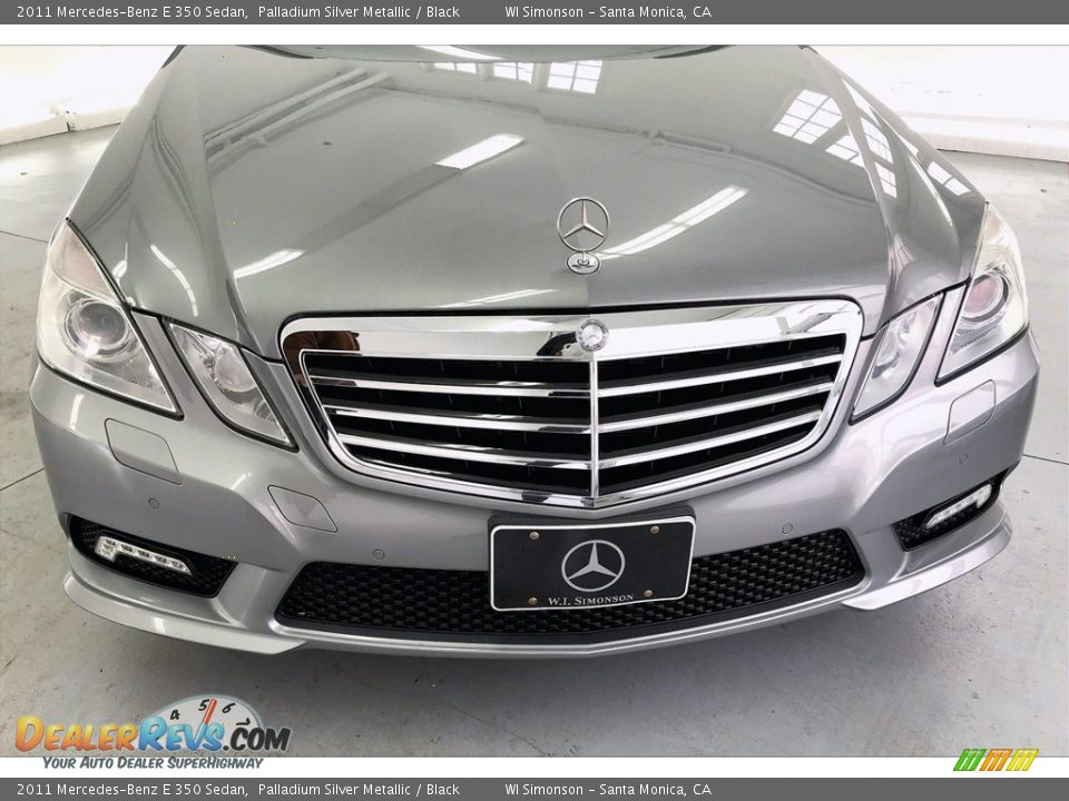 2011 Mercedes-Benz E 350 Sedan Palladium Silver Metallic / Black Photo #30