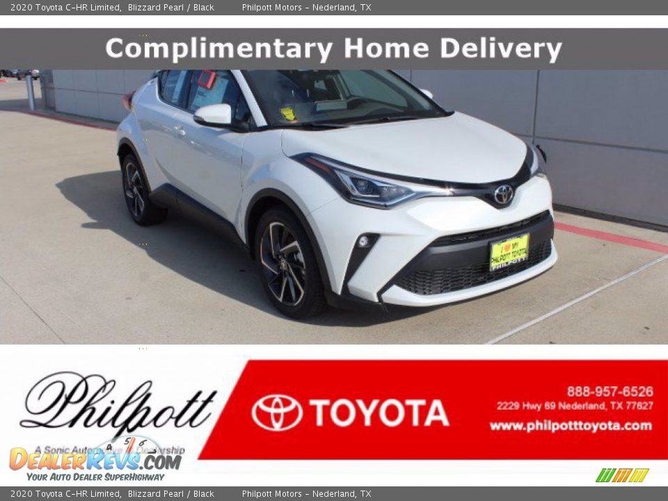 2020 Toyota C-HR Limited Blizzard Pearl / Black Photo #1