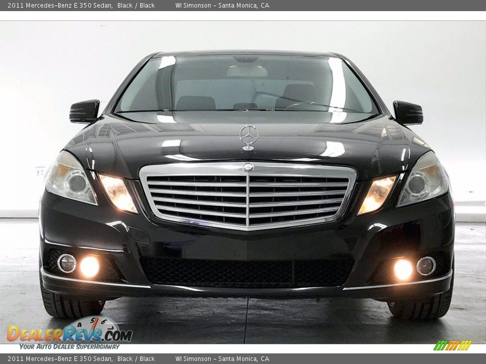 2011 Mercedes-Benz E 350 Sedan Black / Black Photo #2