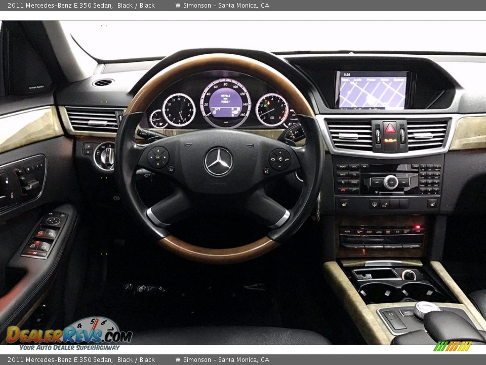 2011 Mercedes-Benz E 350 Sedan Black / Black Photo #4