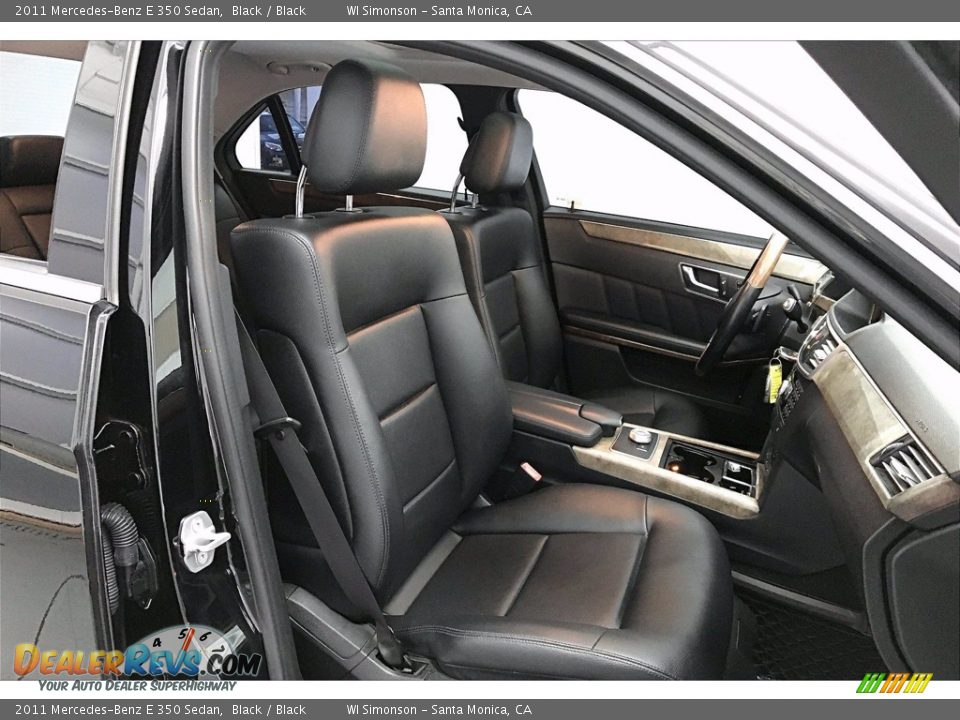 2011 Mercedes-Benz E 350 Sedan Black / Black Photo #6