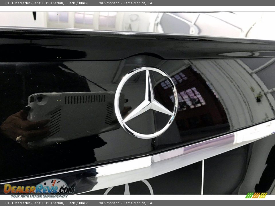 2011 Mercedes-Benz E 350 Sedan Black / Black Photo #7