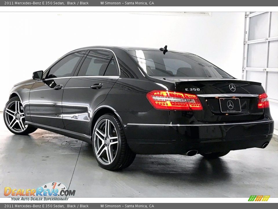 2011 Mercedes-Benz E 350 Sedan Black / Black Photo #10