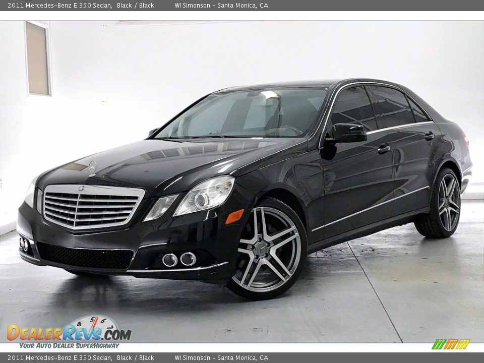 2011 Mercedes-Benz E 350 Sedan Black / Black Photo #12