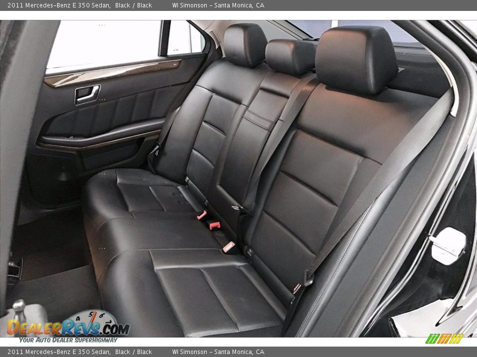 2011 Mercedes-Benz E 350 Sedan Black / Black Photo #20