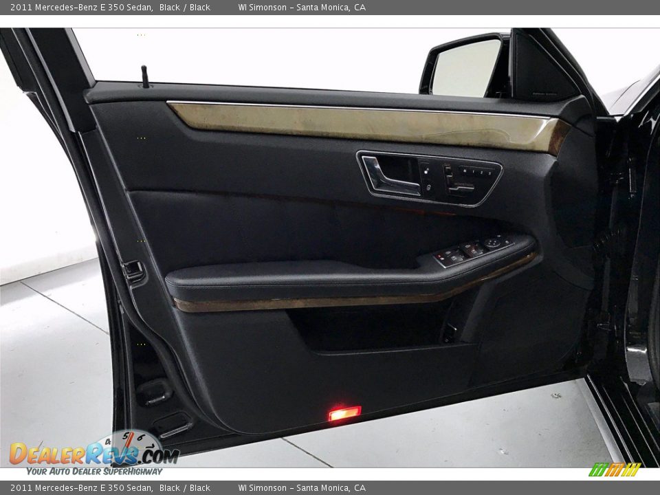 2011 Mercedes-Benz E 350 Sedan Black / Black Photo #26