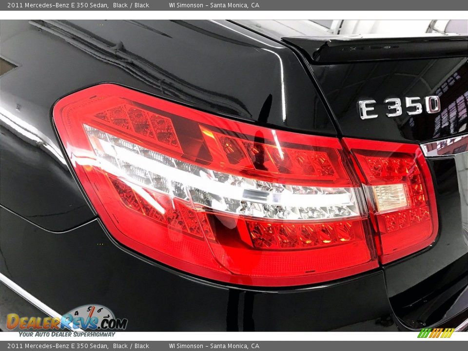 2011 Mercedes-Benz E 350 Sedan Black / Black Photo #29