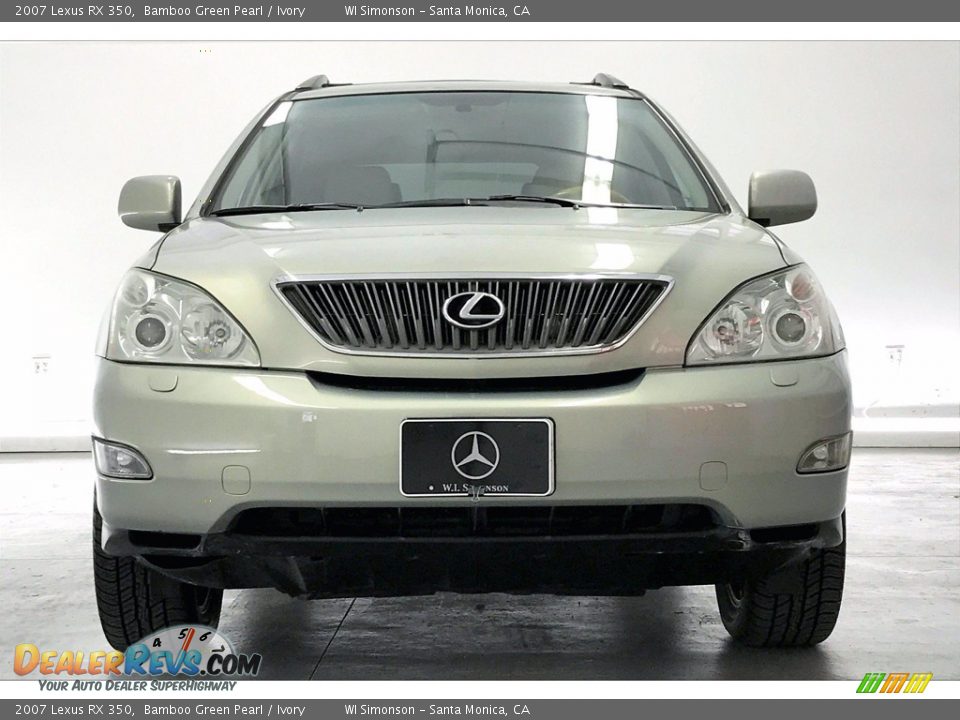 2007 Lexus RX 350 Bamboo Green Pearl / Ivory Photo #2