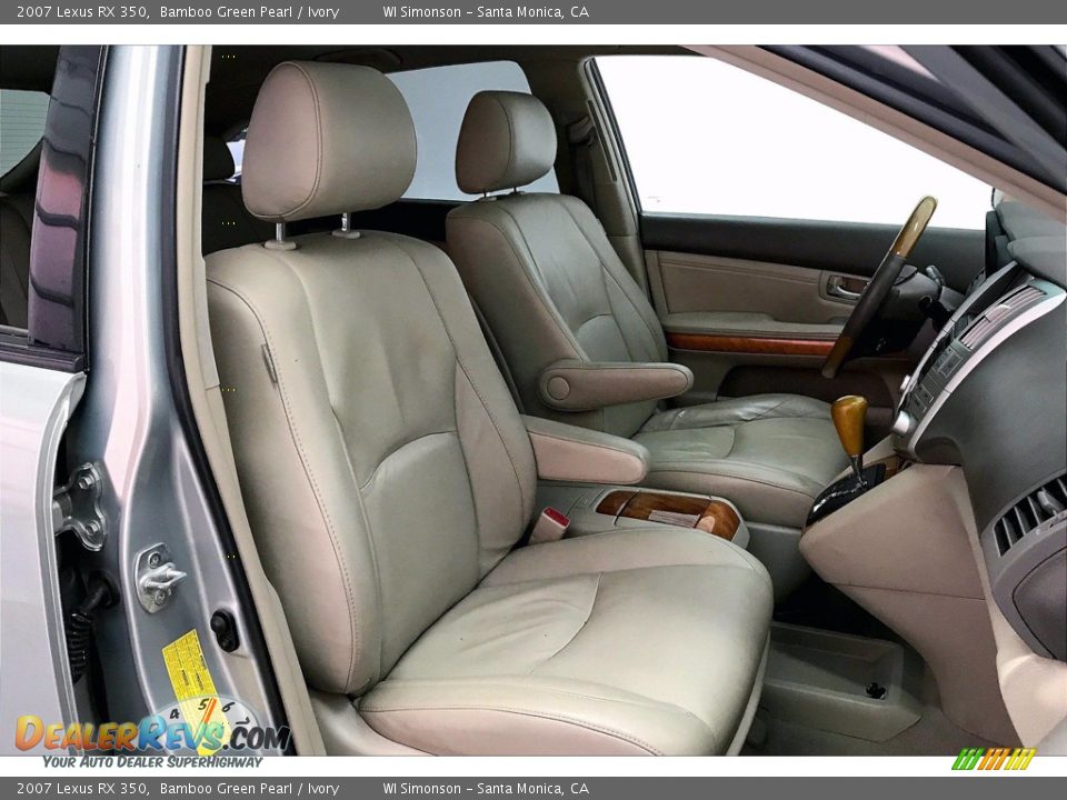 2007 Lexus RX 350 Bamboo Green Pearl / Ivory Photo #6