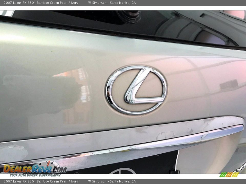 2007 Lexus RX 350 Bamboo Green Pearl / Ivory Photo #7