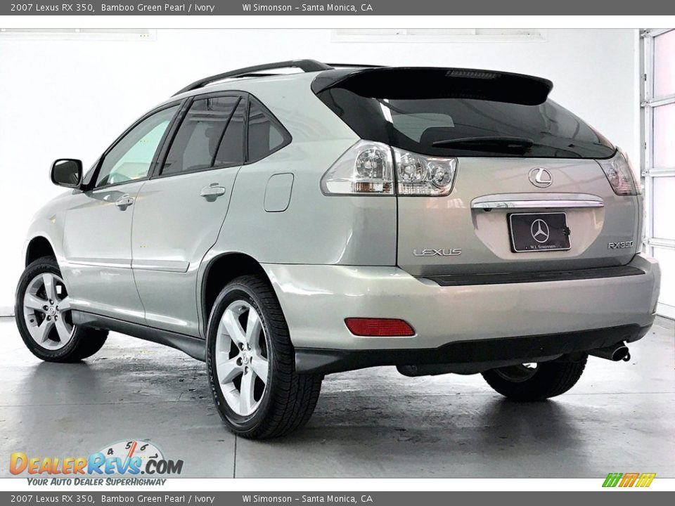 2007 Lexus RX 350 Bamboo Green Pearl / Ivory Photo #10