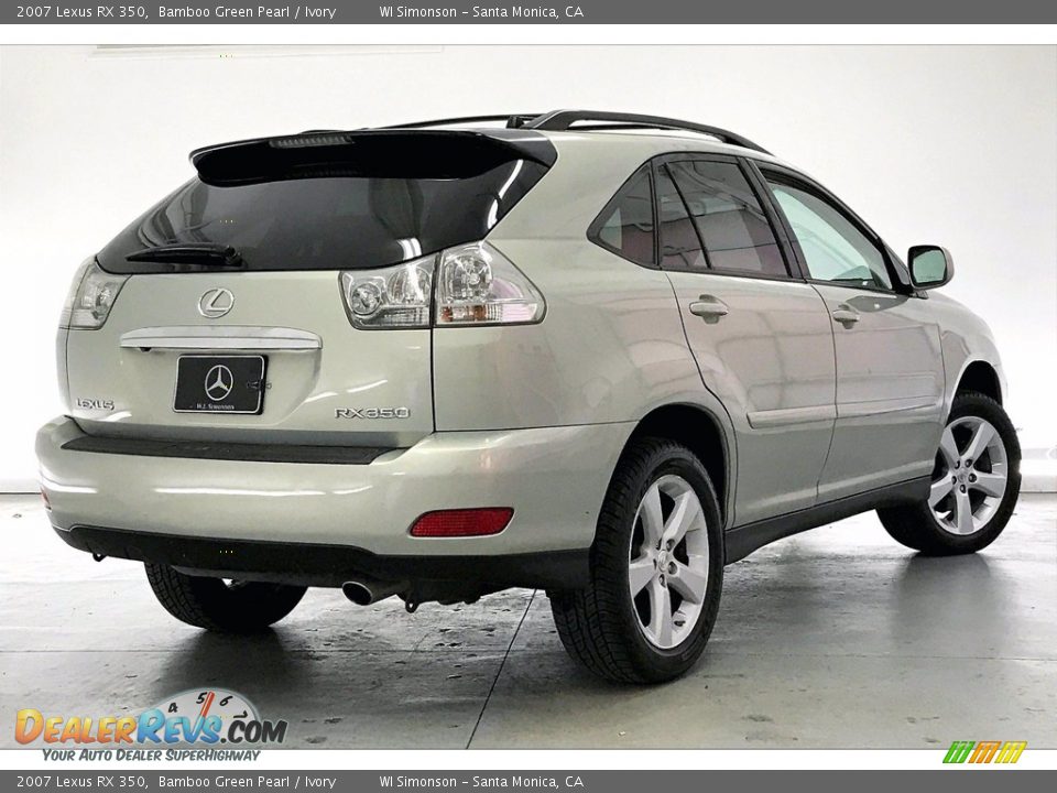 2007 Lexus RX 350 Bamboo Green Pearl / Ivory Photo #13