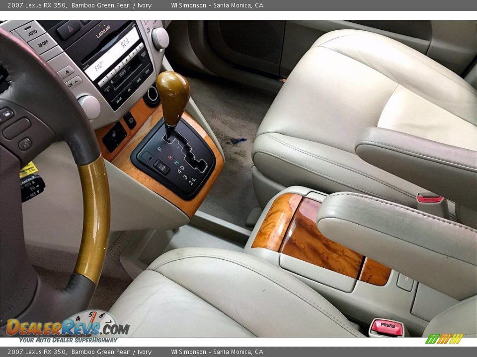 2007 Lexus RX 350 Bamboo Green Pearl / Ivory Photo #17
