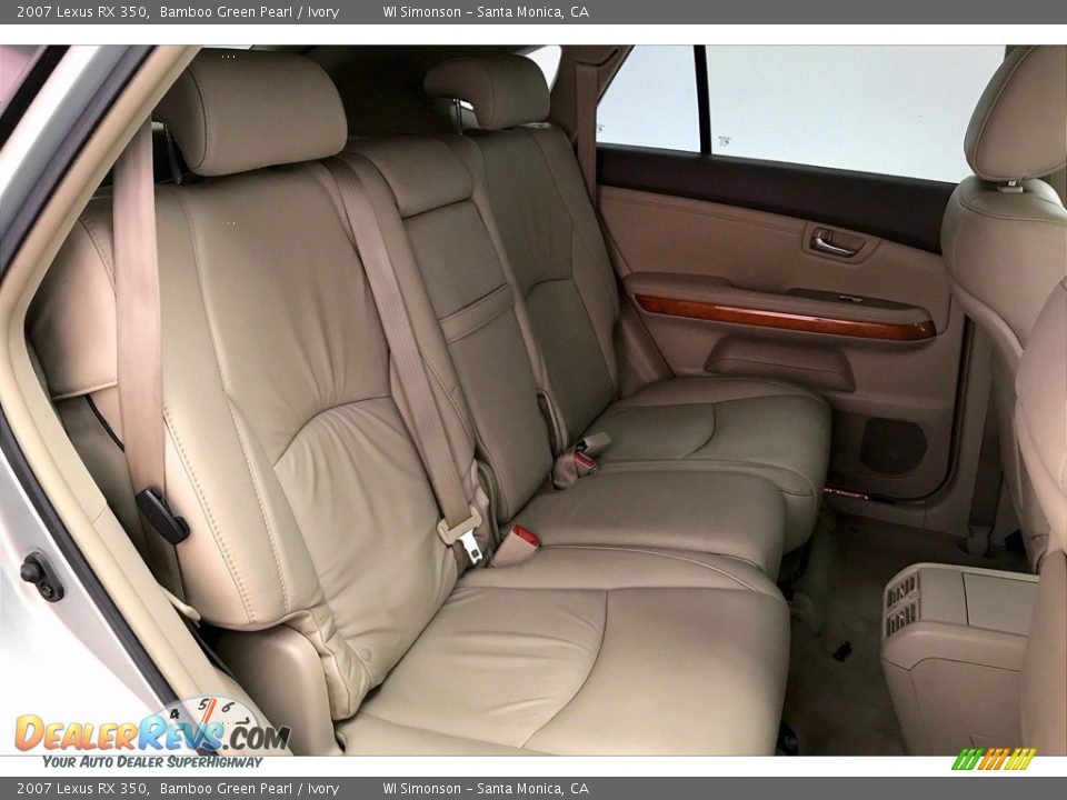 2007 Lexus RX 350 Bamboo Green Pearl / Ivory Photo #19