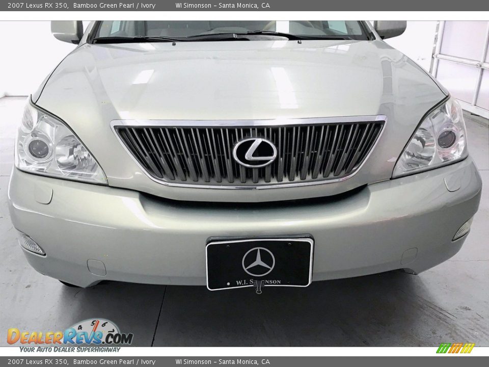 2007 Lexus RX 350 Bamboo Green Pearl / Ivory Photo #30