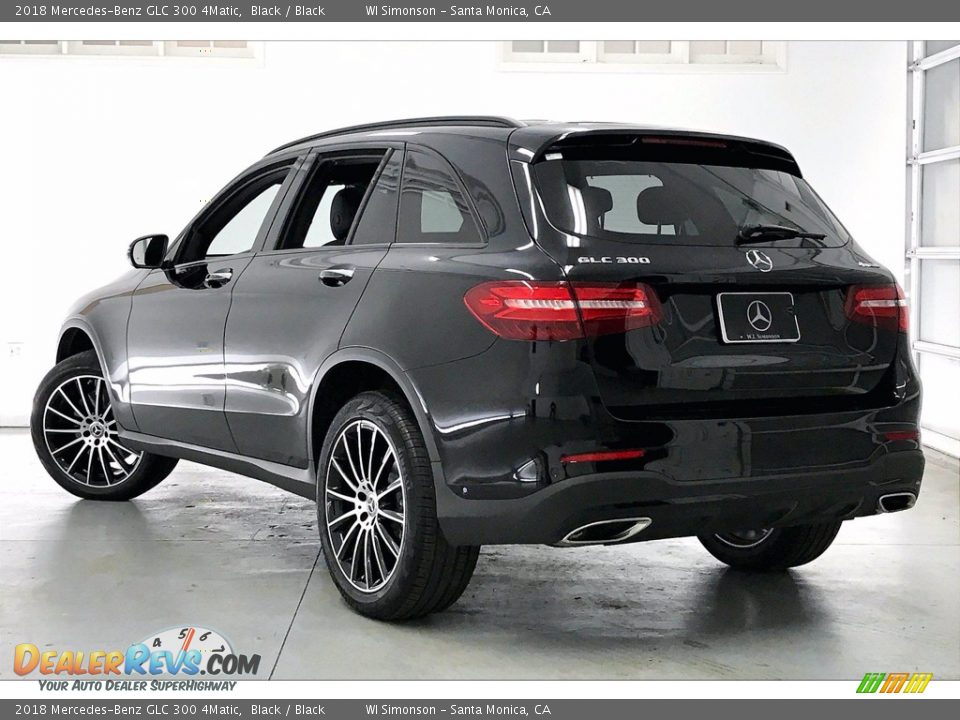 2018 Mercedes-Benz GLC 300 4Matic Black / Black Photo #10