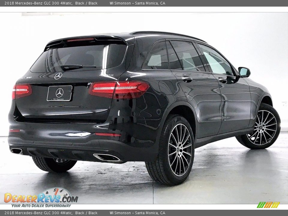 2018 Mercedes-Benz GLC 300 4Matic Black / Black Photo #13