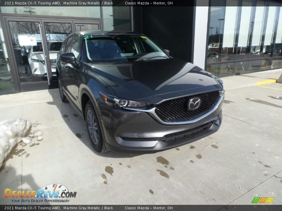 2021 Mazda CX-5 Touring AWD Machine Gray Metallic / Black Photo #1