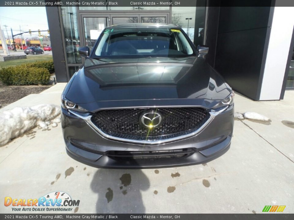 2021 Mazda CX-5 Touring AWD Machine Gray Metallic / Black Photo #2