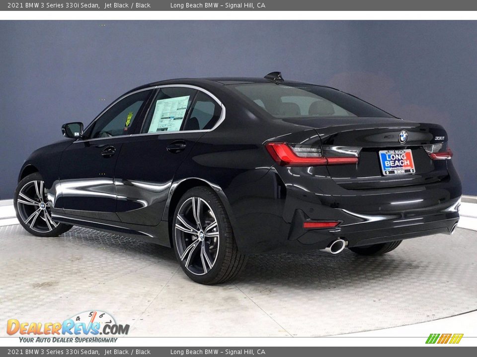 2021 BMW 3 Series 330i Sedan Jet Black / Black Photo #3