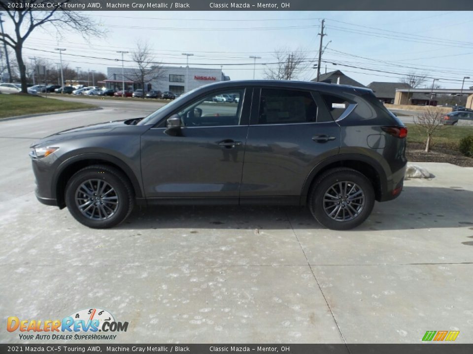 2021 Mazda CX-5 Touring AWD Machine Gray Metallic / Black Photo #5