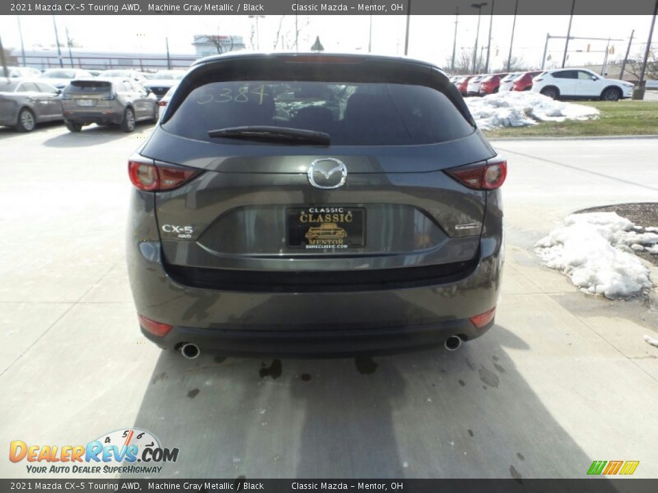 2021 Mazda CX-5 Touring AWD Machine Gray Metallic / Black Photo #6