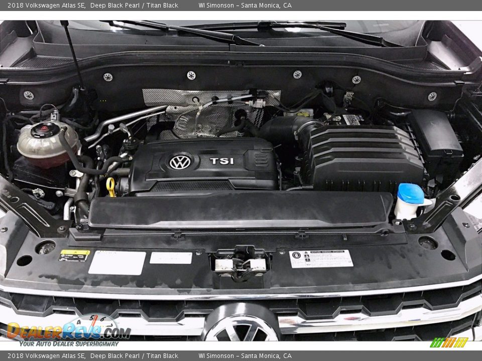 2018 Volkswagen Atlas SE Deep Black Pearl / Titan Black Photo #9