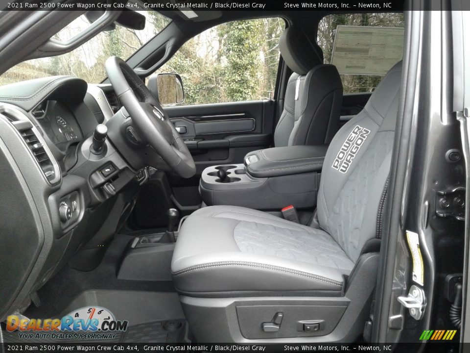 Black/Diesel Gray Interior - 2021 Ram 2500 Power Wagon Crew Cab 4x4 Photo #11