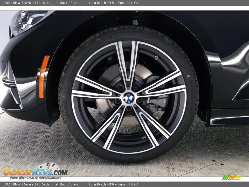 2021 BMW 3 Series 330i Sedan Jet Black / Black Photo #12