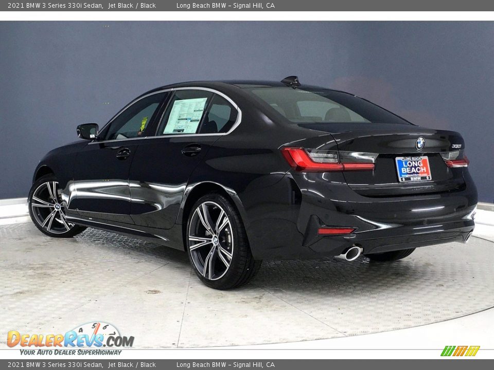 2021 BMW 3 Series 330i Sedan Jet Black / Black Photo #3