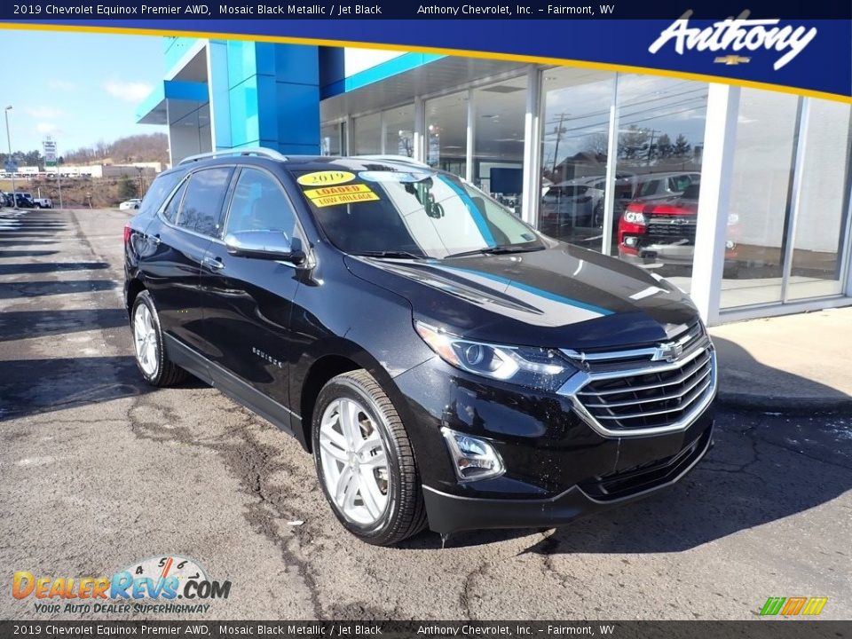 2019 Chevrolet Equinox Premier AWD Mosaic Black Metallic / Jet Black Photo #1