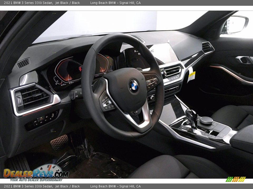 2021 BMW 3 Series 330i Sedan Jet Black / Black Photo #7