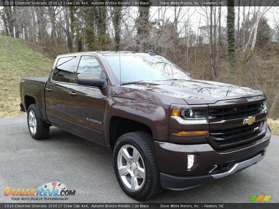 2016 Chevrolet Silverado 1500 LT Crew Cab 4x4 Autumn Bronze Metallic / Jet Black Photo #5