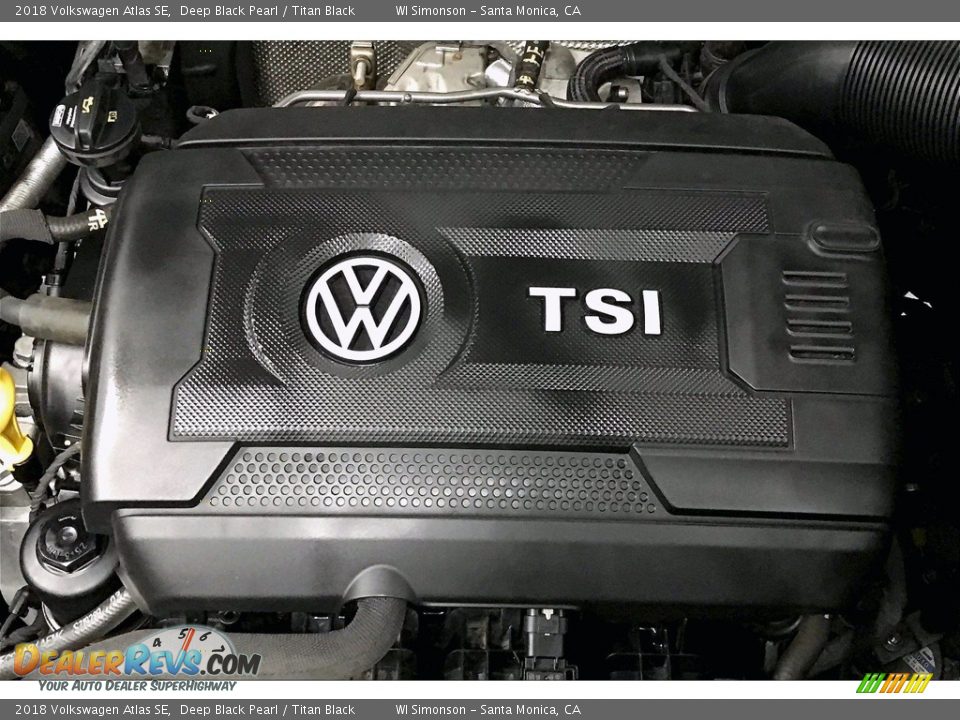 2018 Volkswagen Atlas SE Deep Black Pearl / Titan Black Photo #31