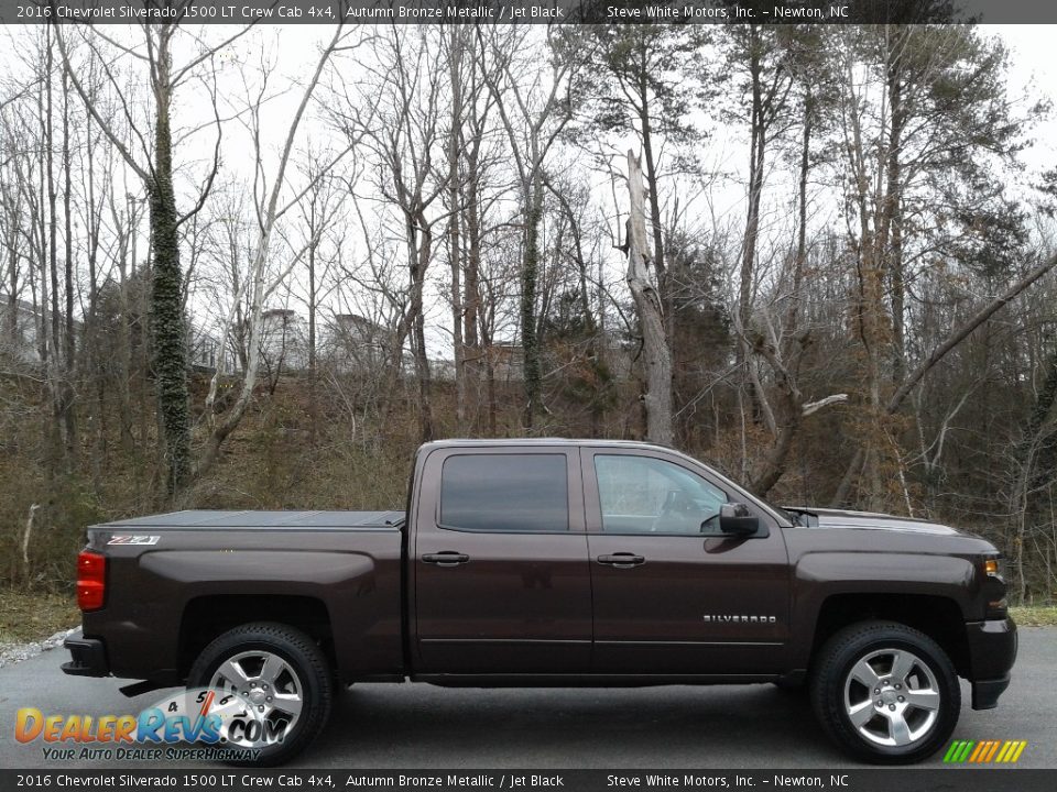 2016 Chevrolet Silverado 1500 LT Crew Cab 4x4 Autumn Bronze Metallic / Jet Black Photo #6