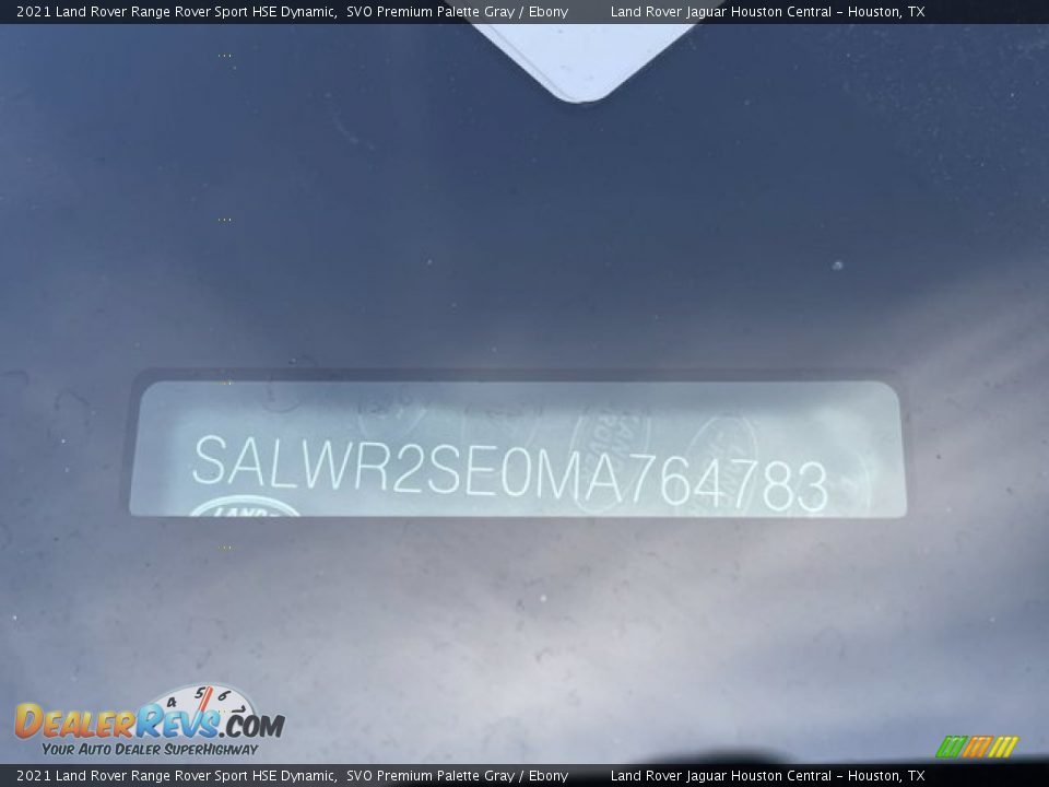 2021 Land Rover Range Rover Sport HSE Dynamic SVO Premium Palette Gray / Ebony Photo #34