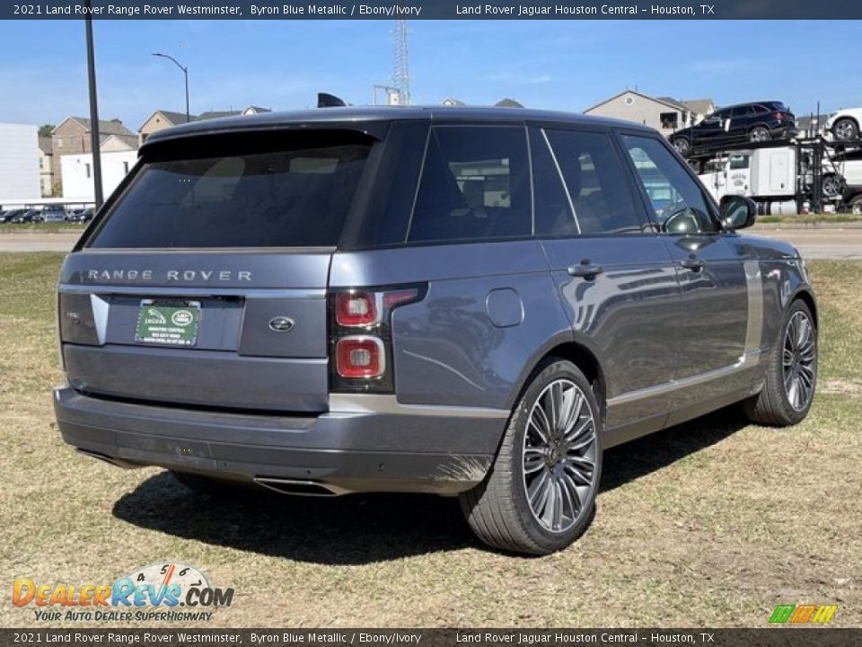 2021 Land Rover Range Rover Westminster Byron Blue Metallic / Ebony/Ivory Photo #3