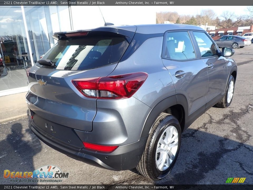 2021 Chevrolet Trailblazer LS AWD Satin Steel Metallic / Jet Black Photo #4