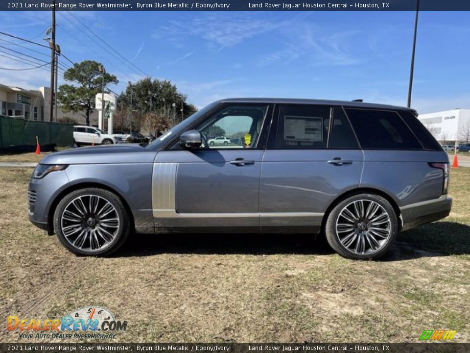 2021 Land Rover Range Rover Westminster Byron Blue Metallic / Ebony/Ivory Photo #7