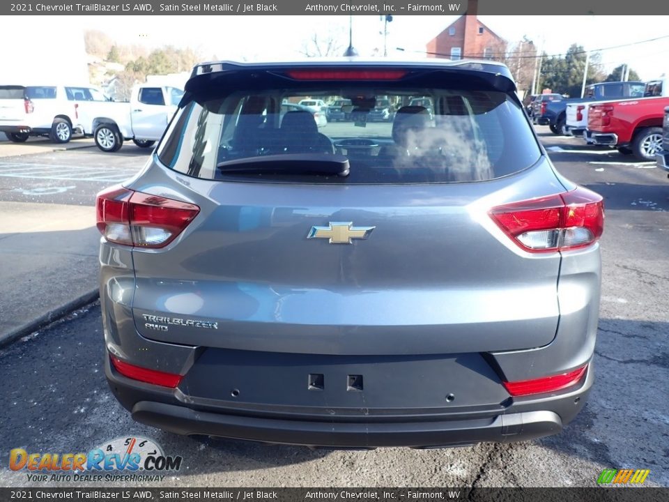 2021 Chevrolet TrailBlazer LS AWD Satin Steel Metallic / Jet Black Photo #5