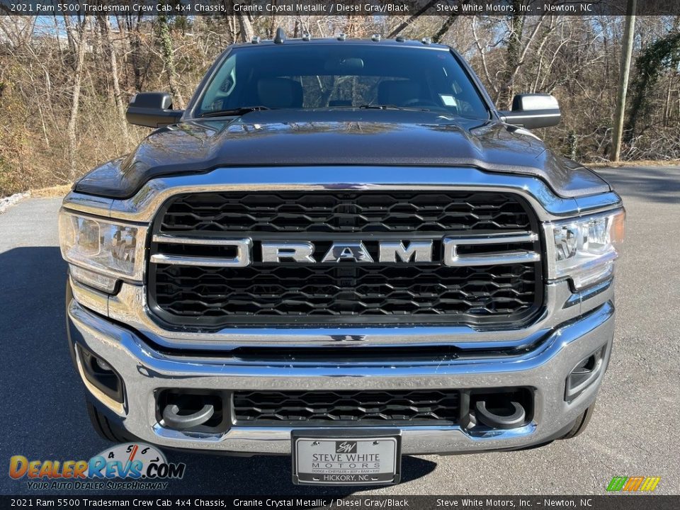 2021 Ram 5500 Tradesman Crew Cab 4x4 Chassis Granite Crystal Metallic / Diesel Gray/Black Photo #3