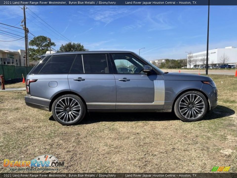 2021 Land Rover Range Rover Westminster Byron Blue Metallic / Ebony/Ivory Photo #8