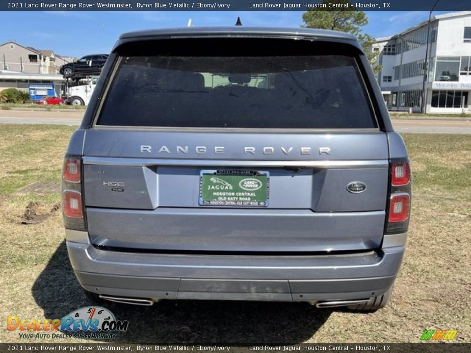 2021 Land Rover Range Rover Westminster Byron Blue Metallic / Ebony/Ivory Photo #9